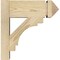 Ekena Millwork Merced Arts & Crafts Rough Sawn Outlooker, Douglas Fir, 6"W x 14"D x 14"H OUT06X14X14MRC03RDF - alternate 3